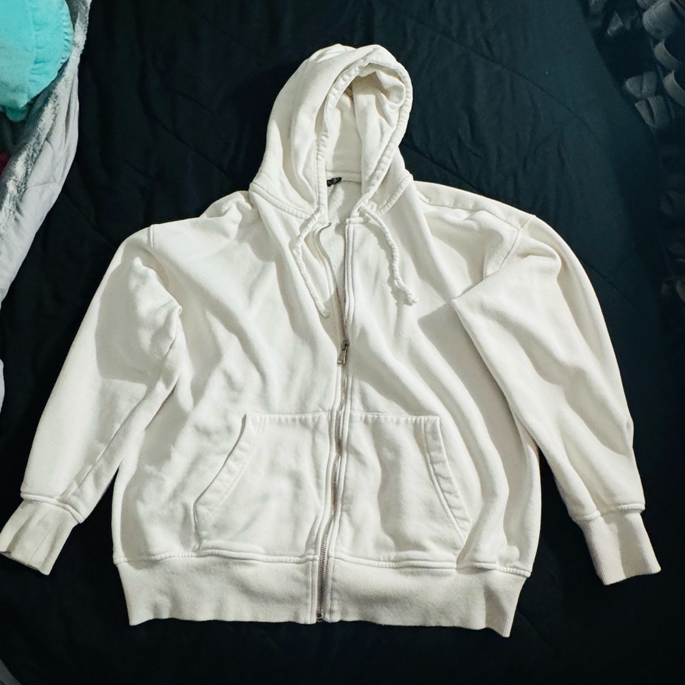 Forever 21 White Hoodie